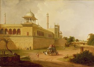 Jami Masjid，德里，1811年